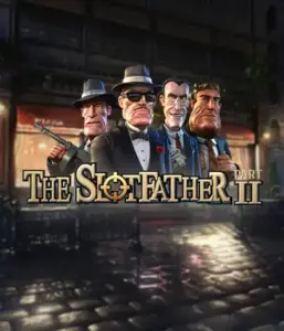 Enter the shadowy world of The Slotfather 2 slot by Betsoft, showcasing a lineup of iconic mafia characters in front of a dark urban backdrop. This image captures the gritty atmosphere of the mobster lifestyle with its vivid character design and evocative setting. Great for lovers of gangster-themed games, offering a thrilling adventure. 